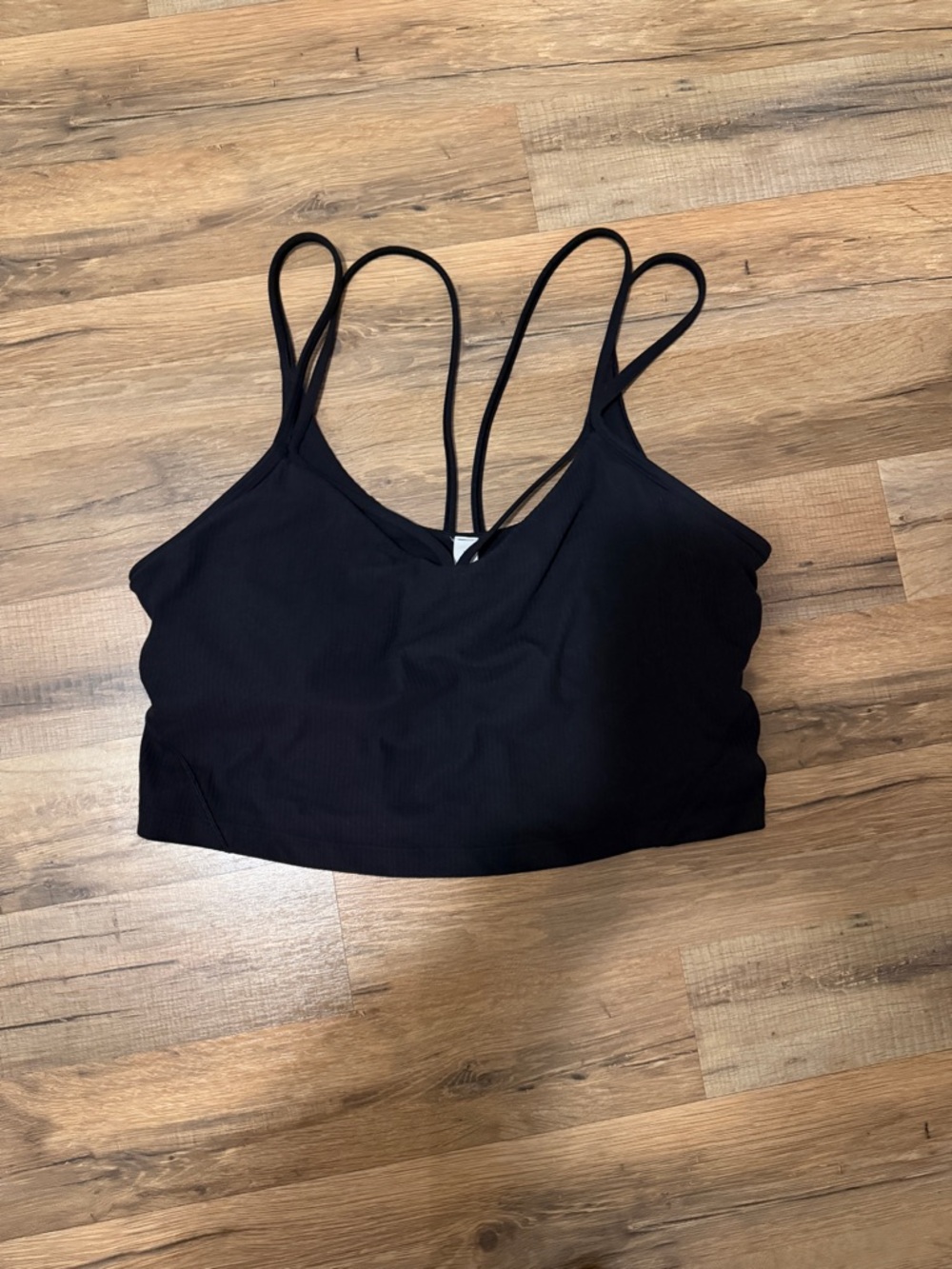 lululemon athletica Black Supportive Strappy Bralette